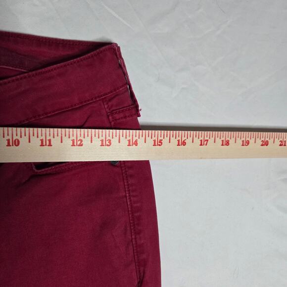 Old Navy Burgundy Super Skinny High Rise Jeans Size 4 - Picture 3 of 8